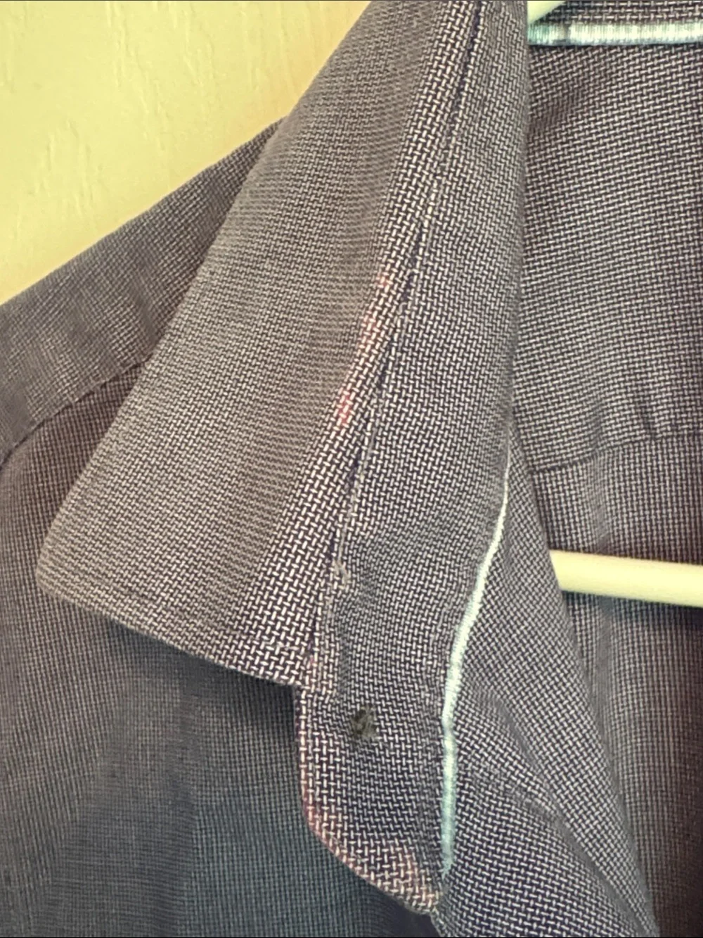 Banana Republic Men's Dress Shirt in Lavender-Blue L 16-16 1/2